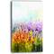 Designart - Abstract Cosmos of Colorful Flowers - Large Flower Canvas Wall Art
